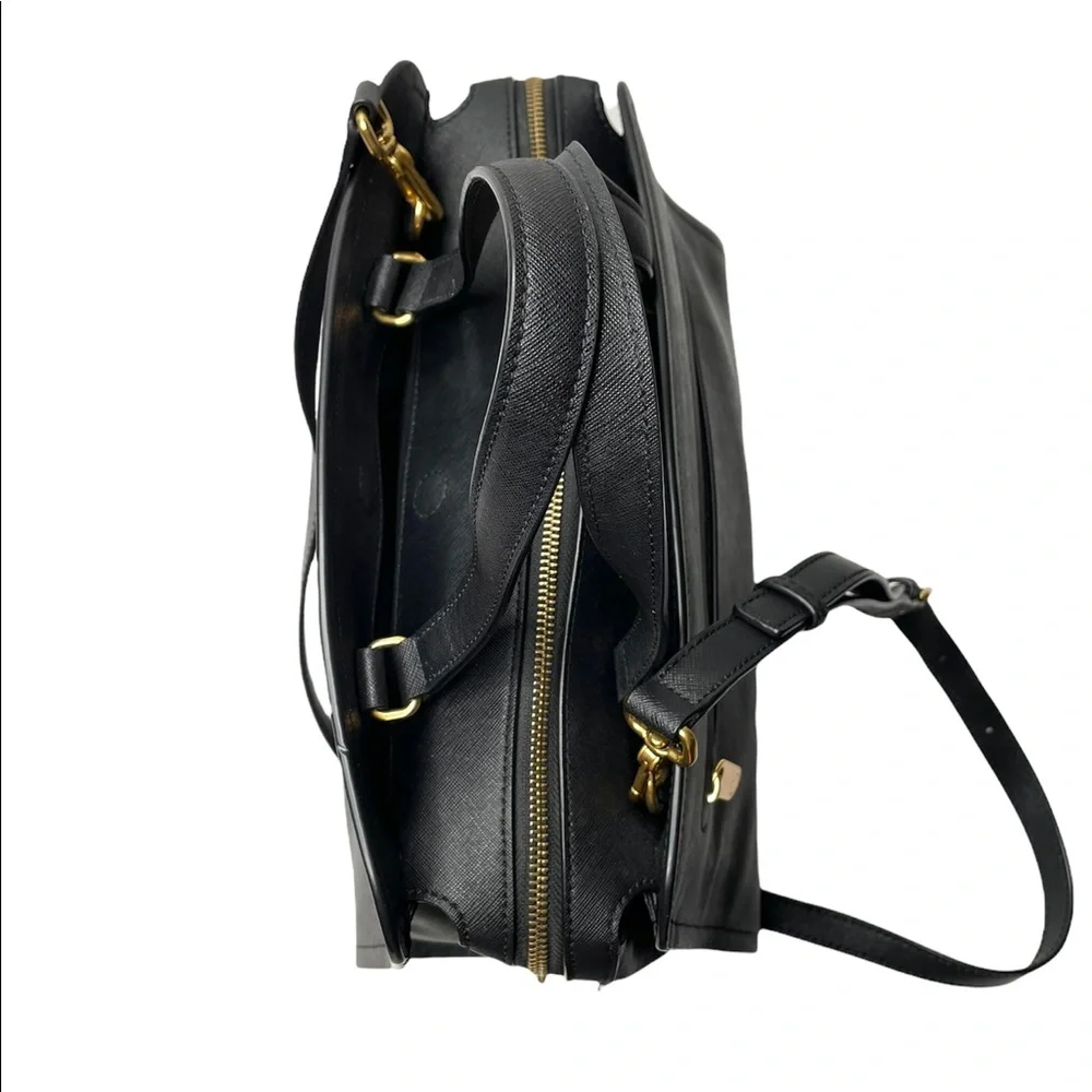 Marc by Marc Jacobs | Luna Saffiano Alaina Satchel Bag in Black
